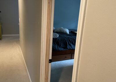 Door repair and adjustment service in Durham, NC by Bull City Handyman